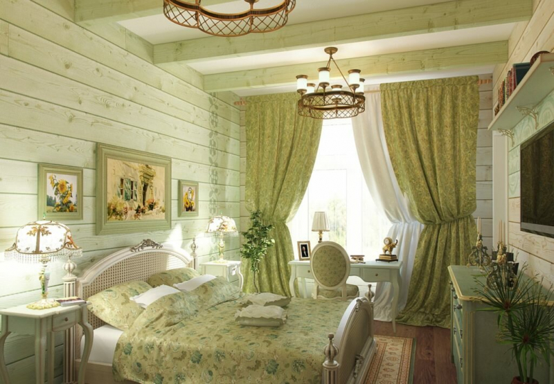 Интерьер для романтиков - спальня прованском стиле (30+ фото)