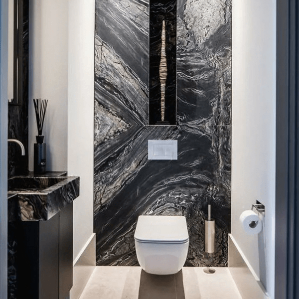 9 вариантов акцентной стены в ванной комнате - tryhouse.ru