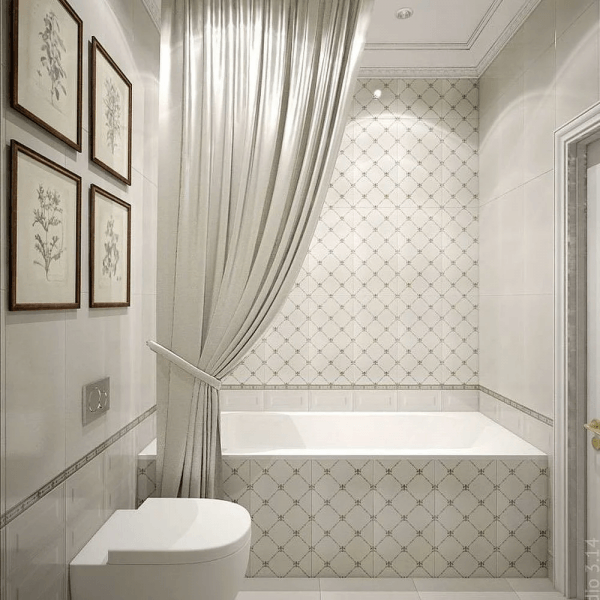 9 вариантов акцентной стены в ванной комнате