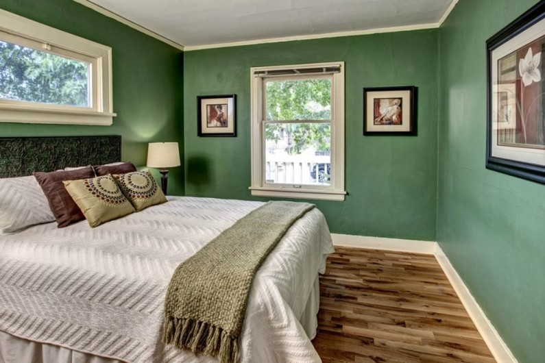 Спальня в зеленом цвете. Советы по оформлению
