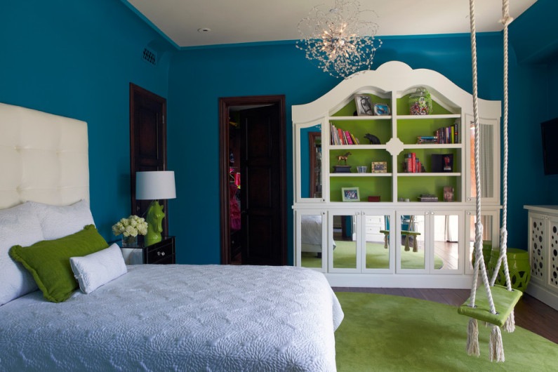 Спальня в зеленом. Советы по дизайну