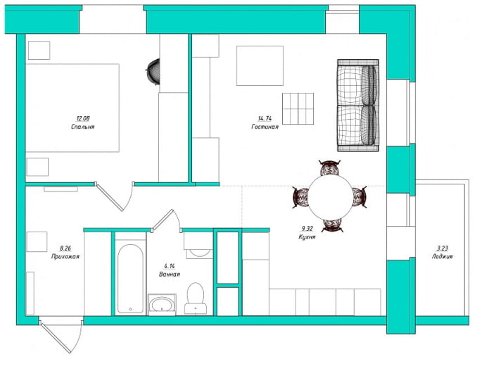 Как оформить квартиру площадью 48 кв.м?