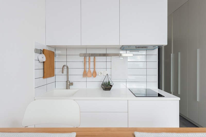 Белая кухня: 65+ лучших фото интерьера