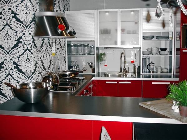 Обои для кухни: 50 фото современного стиля