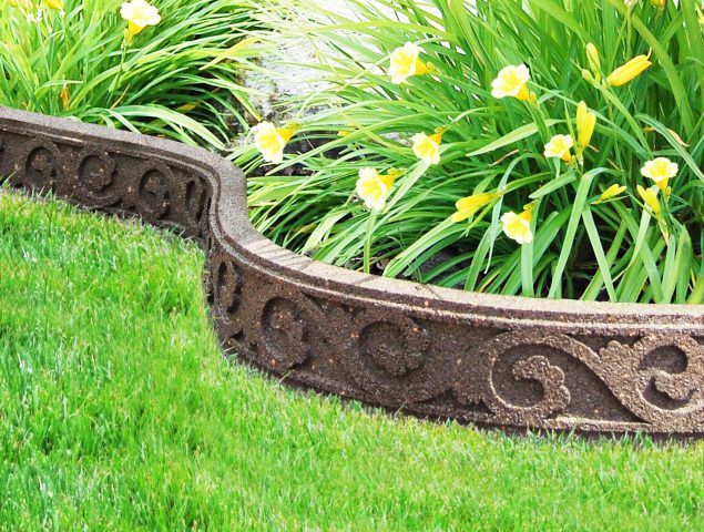 Бордюры садовых дорожек: 10 идей для бордюров из подручных материалов