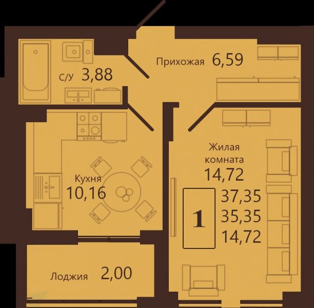 Идеи планировки трехкомнатной квартиры