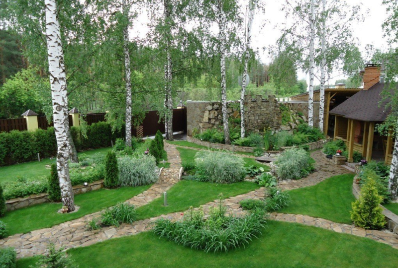 Расположение объектов на участке 12 соток