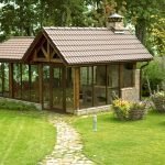 Клумбы из веток