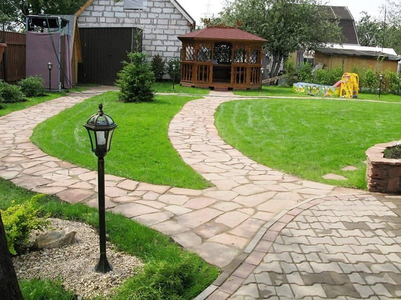 Садовые дорожки на участке 20 соток