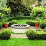 Ландшафтный дизайн участка перед коттеджем